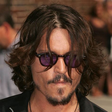 johnny depp medium hair